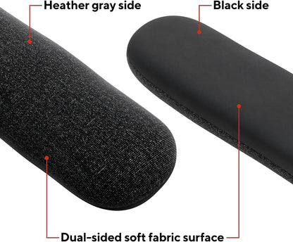 TECH Beaded Keyboard Wrist Rest, Ergonomic, Black/Gray