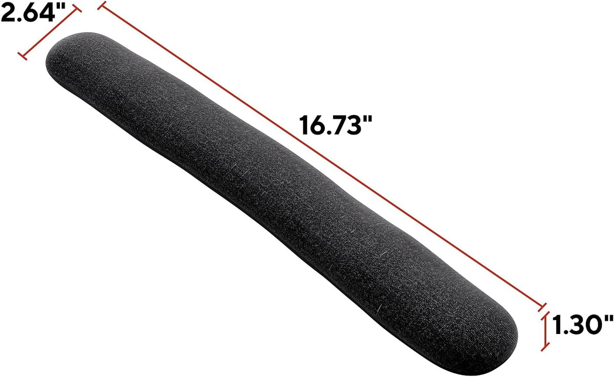 TECH Beaded Keyboard Wrist Rest, Ergonomic, Black/Gray
