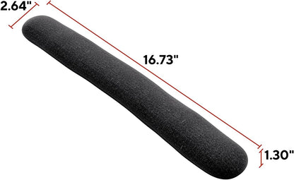 TECH Beaded Keyboard Wrist Rest, Ergonomic, Black/Gray