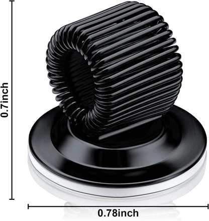 16 Pcs Black Pen Holder Clip Steel Pen Holder Self Adhesive Organizer