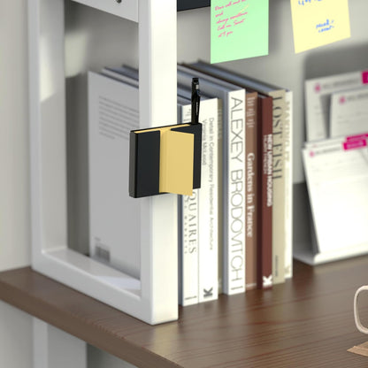 Sticky Note Dispenser, Magnetic Sticky Note Holder for Sticky Notes, 3 x 3 Inch Sticky Note Pen Organizer for Office Home Classroom, Black