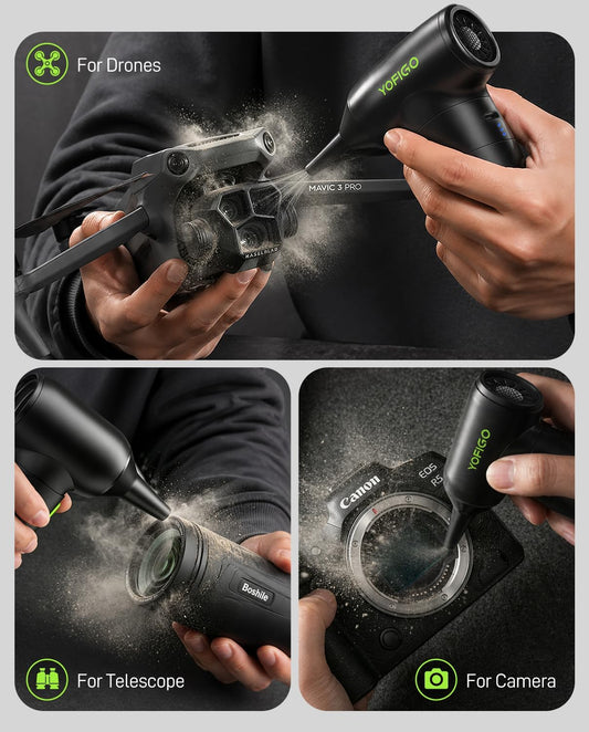 Compressed Air Duster, Clean Kit for Drone, Camera Lens & Computer