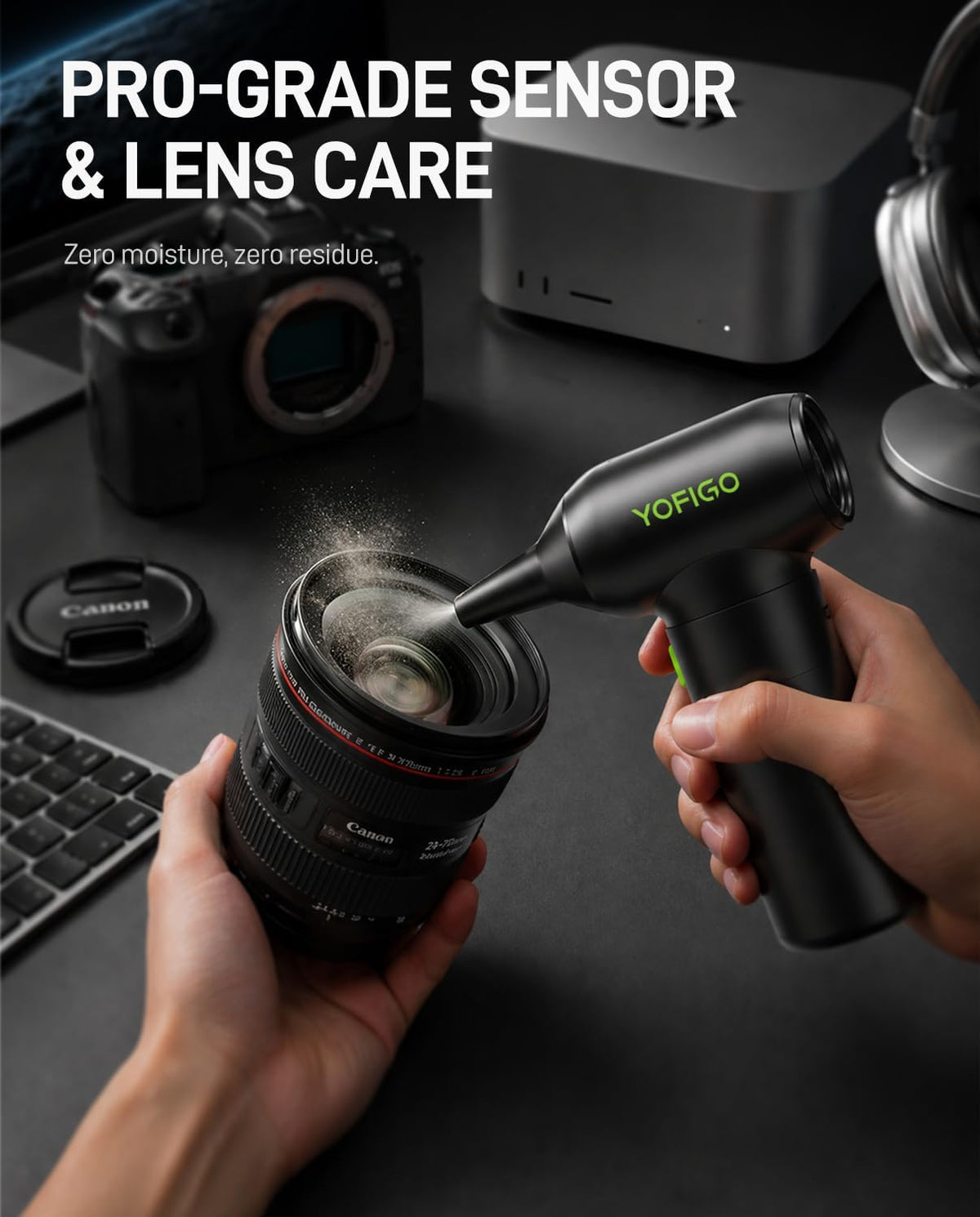 Compressed Air Duster, Clean Kit for Drone, Camera Lens & Computer