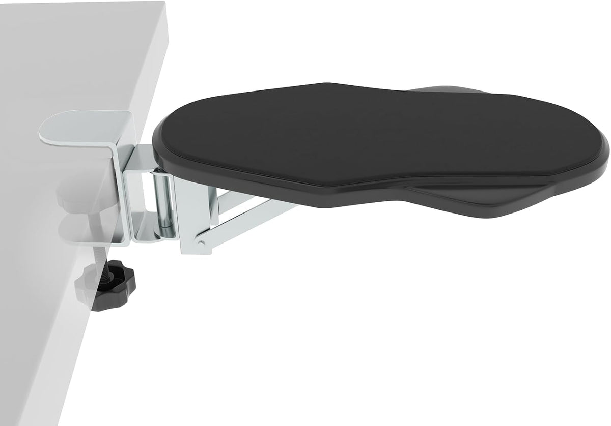 Ergonomic Arm/Elbow Rest for Desk, Foldable Rotating Black