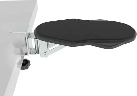 Ergonomic Arm/Elbow Rest for Desk, Foldable Rotating Black