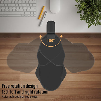 Ergonomic Arm/Elbow Rest for Desk, Foldable Rotating Black