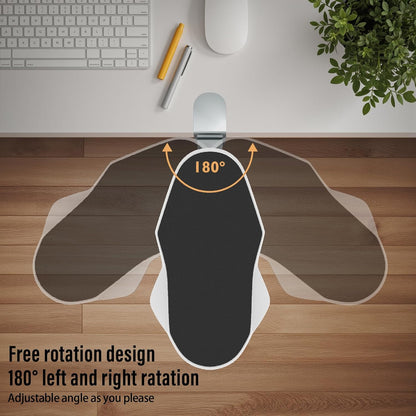 Ergonomic Arm/Elbow Rest for Desk, Foldable Rotating Black