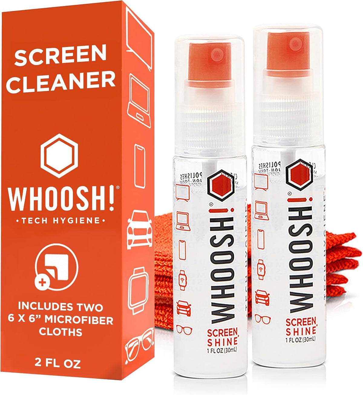 ! Screen Shine Go – Refillable Screen Cleaner Kit, 1 fl oz