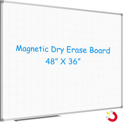 Dry Erase Calendar Whiteboard, Magnetic Month Board 36 x 24 Inch