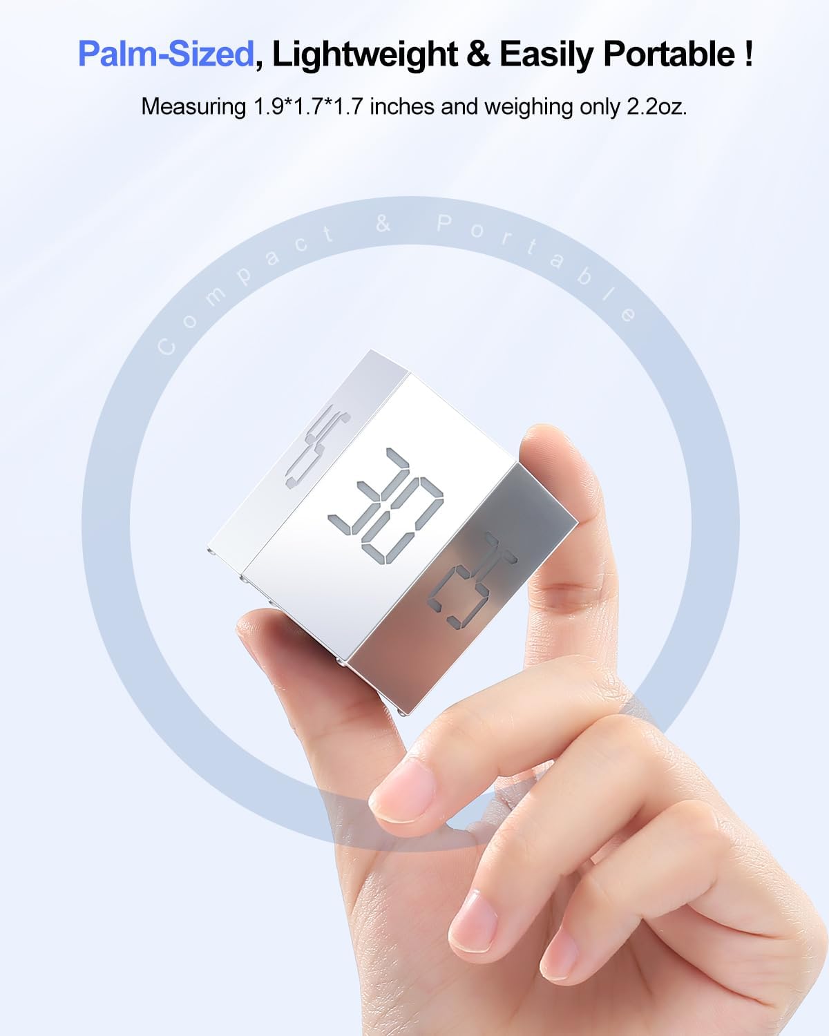 Ticktime T6 Pomodoro Timer Cube for Focus, Study, Work, Task, ADHD, Kitchen