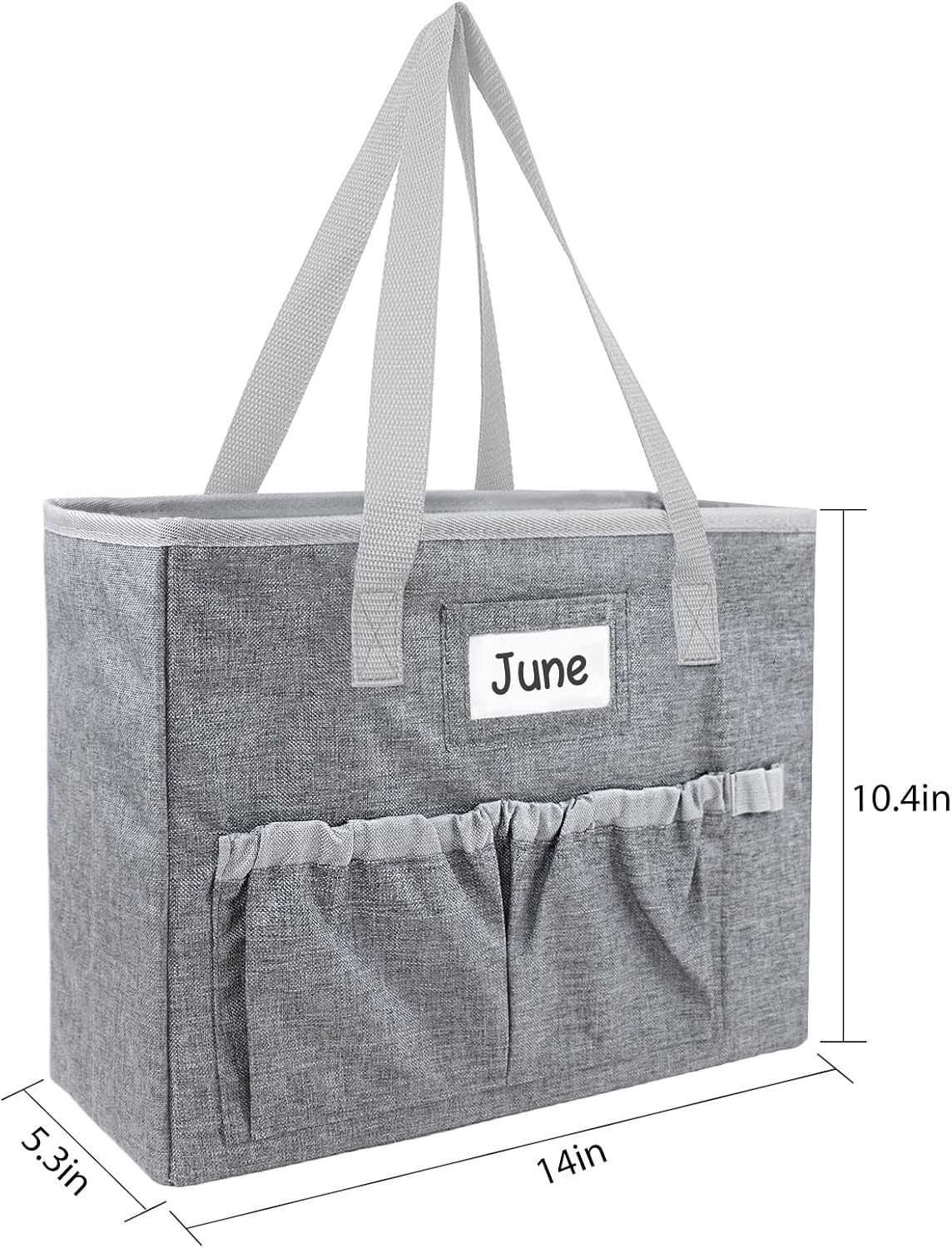 Desktop File Organizer Box,Collapsible Hanging Filing Box,Home Office Document Storage Organizer with Front Pocket and Handles, Letter Size Folder. (PURPLE)