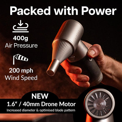 AirTec Ultra Electric Air Duster Blower for PC, Laptop, Console, Electronics and Home Cleaning, Environmental Alternative to Spray air can Duster Keyboard Cleaner (Type 3)