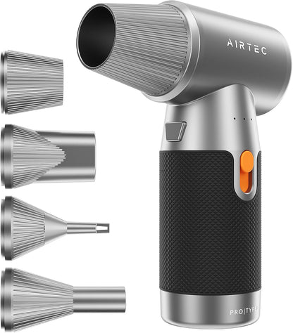AirTec Ultra Electric Air Duster Blower for PC, Laptop, Console, Electronics and Home Cleaning, Environmental Alternative to Spray air can Duster Keyboard Cleaner (Type 3)