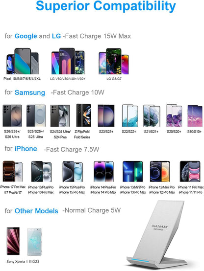 Fast Wireless Charger, Wireless Charging Stand