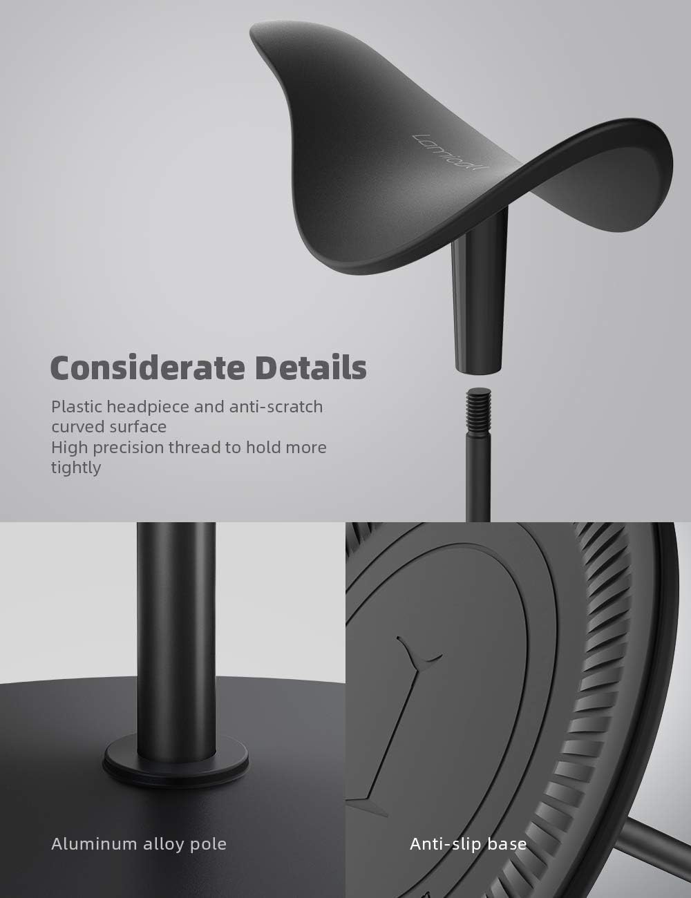 Headphone Stand Desktop Headset Holder, Elegant Earphone Stand