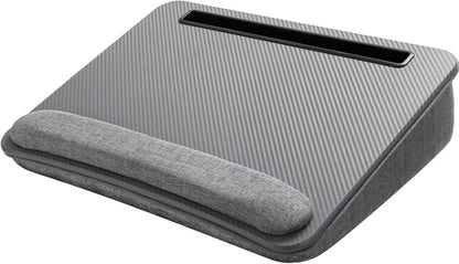 Laptop Lap Desk with Cushion, Fit up to 15.6" Laptops, Woodgrain