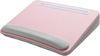 Laptop Lap Desk with Cushion, Fit up to 15.6" Laptops, Woodgrain