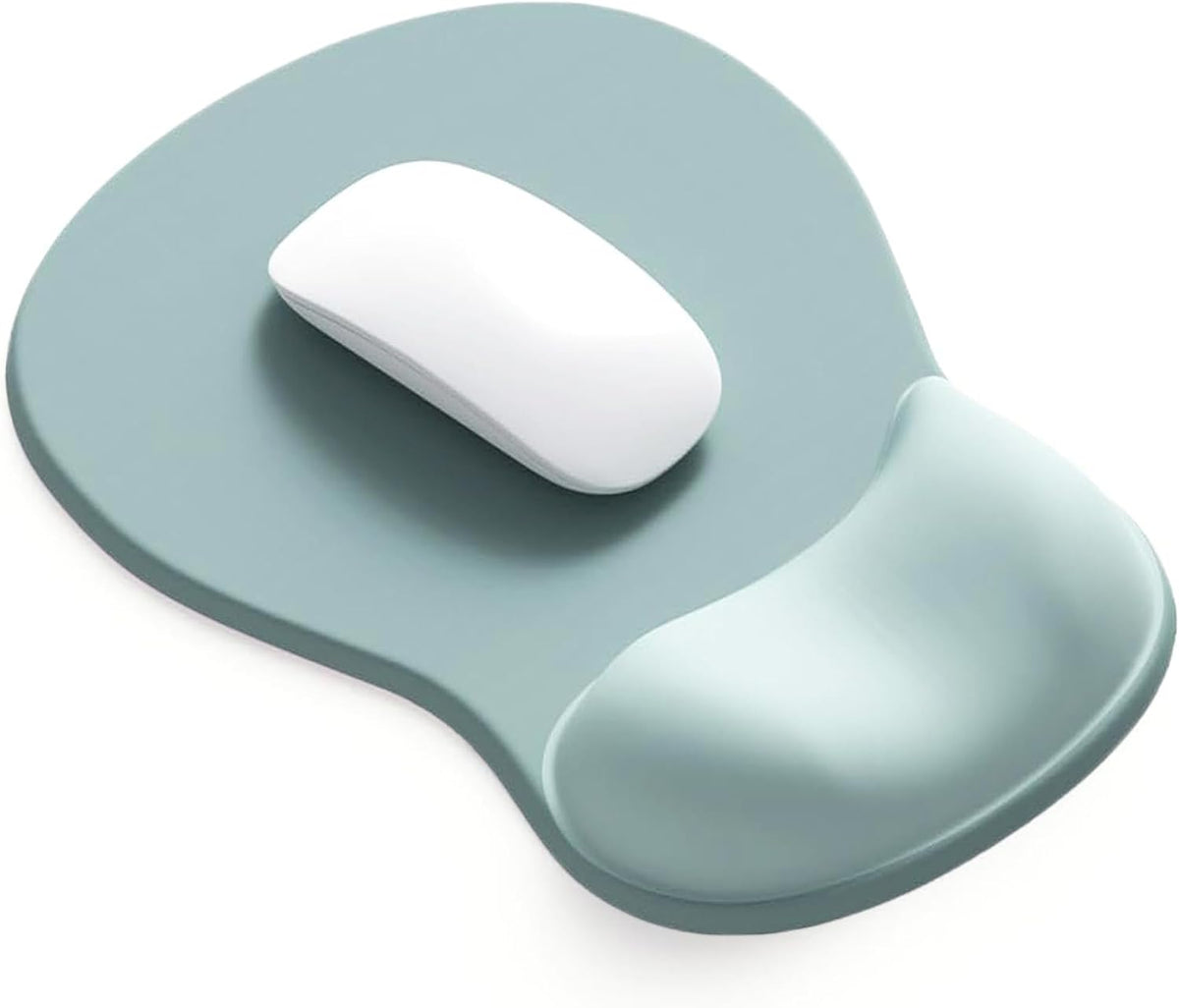 Ergonomic Mouse Pad with Gel Wrist Support, Comfortable Wrist Rest Mousepad with Non-Slip PU Base for Pain Relief, Desk, Home & Office(Midnight)