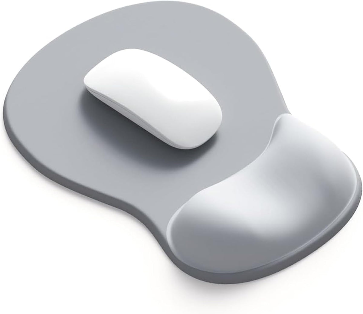 Ergonomic Mouse Pad with Gel Wrist Support, Comfortable Wrist Rest Mousepad with Non-Slip PU Base for Pain Relief, Desk, Home & Office(Midnight)