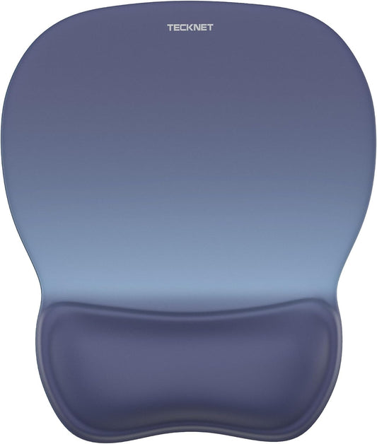 Gel Ergonomic Mouse Pad with Wrist Rest, Non-Slip PU Base, Gradient