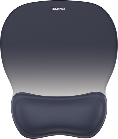 Gel Ergonomic Mouse Pad with Wrist Rest, Non-Slip PU Base, Gradient