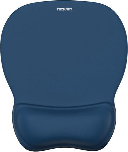 Gel Ergonomic Mouse Pad with Wrist Rest, Non-Slip PU Base, Gradient