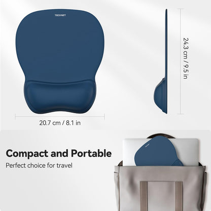 Gel Ergonomic Mouse Pad with Wrist Rest, Non-Slip PU Base, Gradient