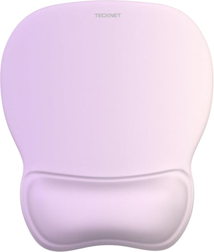 Gel Ergonomic Mouse Pad with Wrist Rest, Non-Slip PU Base, Gradient