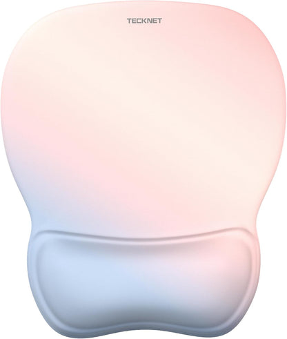 Gel Ergonomic Mouse Pad with Wrist Rest, Non-Slip PU Base, Gradient