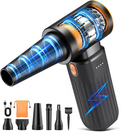 Compressed air Duster High-Speed Brushless Motor, 3-Speed Adjustable