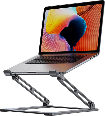 Laptop Stand for Desk, Portable Acrylic Laptop Riser, Ergonomic Adjustable Computer Stand Holder for Notebook MacBook Air Pro, Dell XPS, HP (10-17.3'')