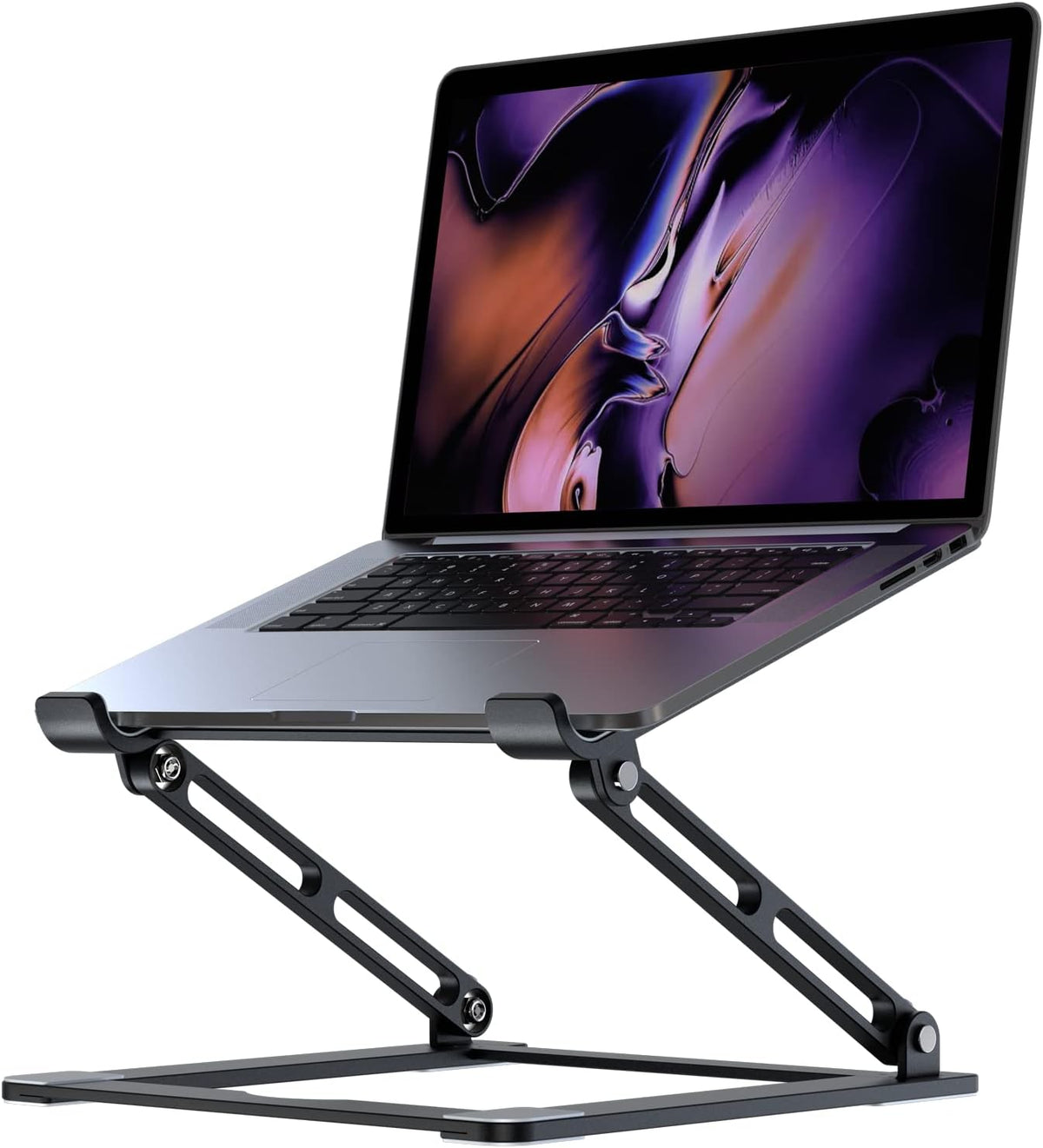 Laptop Stand for Desk, Portable Acrylic Laptop Riser, Ergonomic Adjustable Computer Stand Holder for Notebook MacBook Air Pro, Dell XPS, HP (10-17.3'')