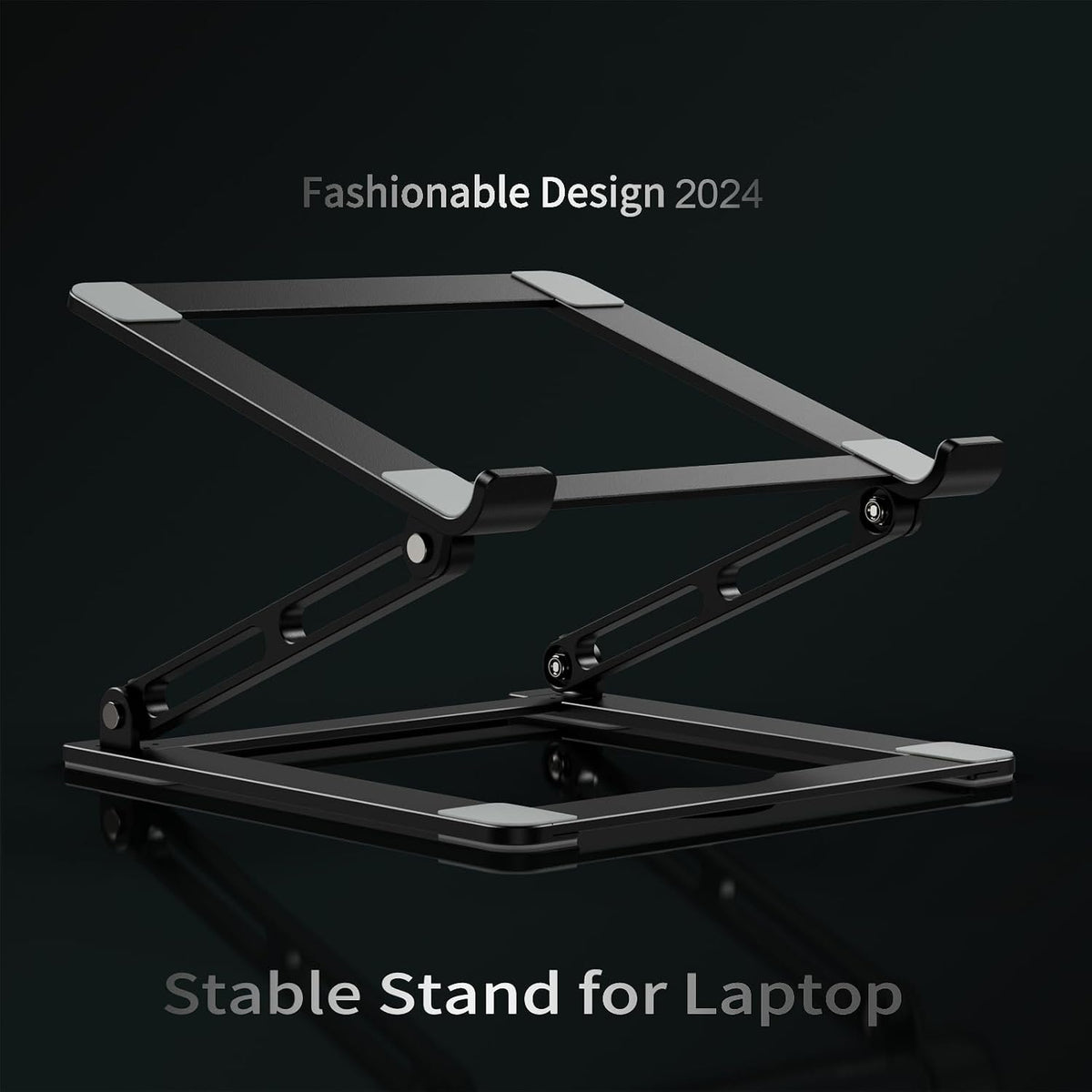 Laptop Stand for Desk, Portable Acrylic Laptop Riser, Ergonomic Adjustable Computer Stand Holder for Notebook MacBook Air Pro, Dell XPS, HP (10-17.3'')