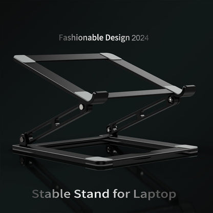 Laptop Stand for Desk, Portable Acrylic Laptop Riser, Ergonomic Adjustable Computer Stand Holder for Notebook MacBook Air Pro, Dell XPS, HP (10-17.3'')