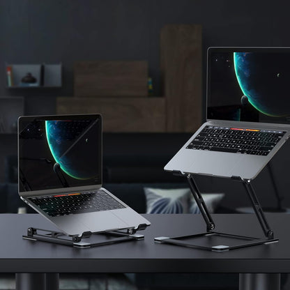 Laptop Stand for Desk, Portable Acrylic Laptop Riser, Ergonomic Adjustable Computer Stand Holder for Notebook MacBook Air Pro, Dell XPS, HP (10-17.3'')