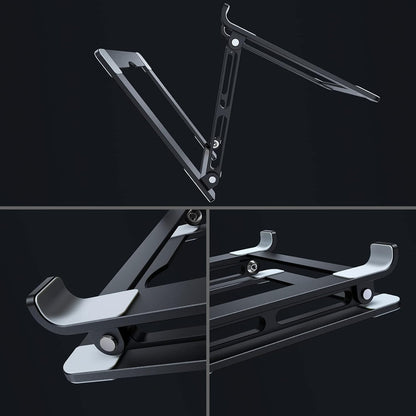 Laptop Stand for Desk, Portable Acrylic Laptop Riser, Ergonomic Adjustable Computer Stand Holder for Notebook MacBook Air Pro, Dell XPS, HP (10-17.3'')