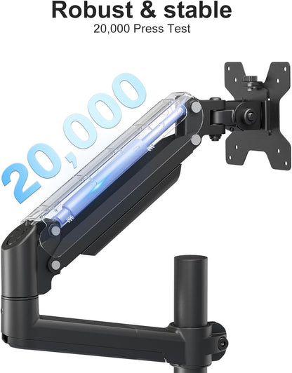 Adjustable Dual Monitor Arm for 13-32 inch Screens, 22 lbs per Arm