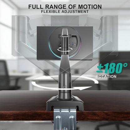 Adjustable Dual Monitor Arm for 13-32 inch Screens, 22 lbs per Arm