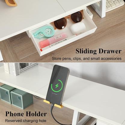 42 inch Large Dual Monitor Riser, Desk Organizer Stand for TV Laptop