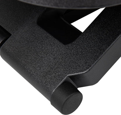 Foot Rest, Under Desk at Work, Ergonomic, Height Adjustable, Office, Plastic, 17"L x 13"W x 6.25"H, Black