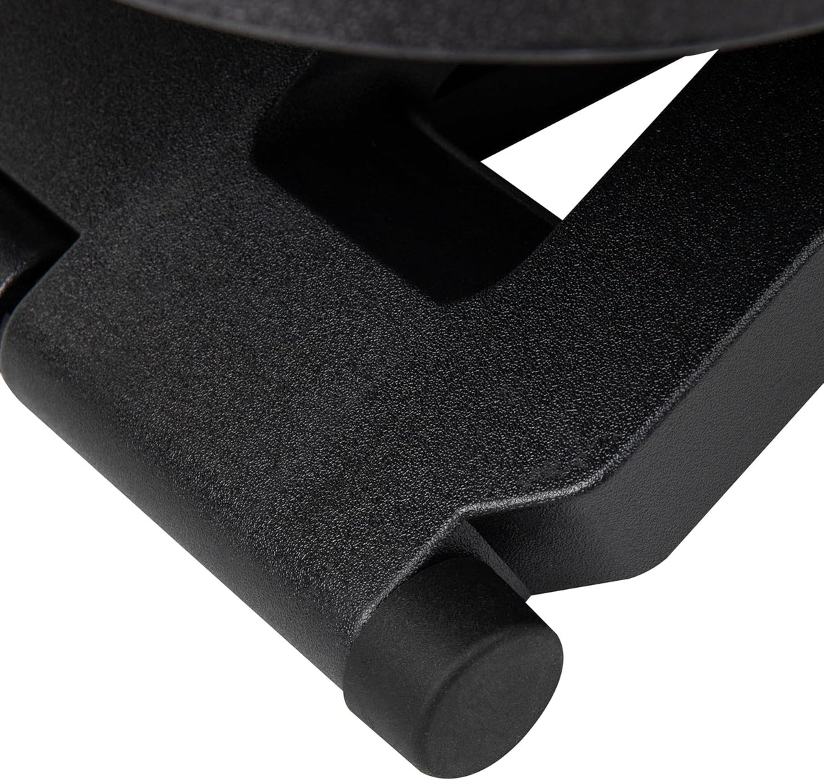 Foot Rest, Under Desk at Work, Ergonomic, Height Adjustable, Office, Plastic, 17"L x 13"W x 6.25"H, Black