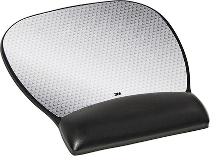 Precise Mouse Pad with Gel Wrist Rest, Vertex, 9.2 in x 8.7 in