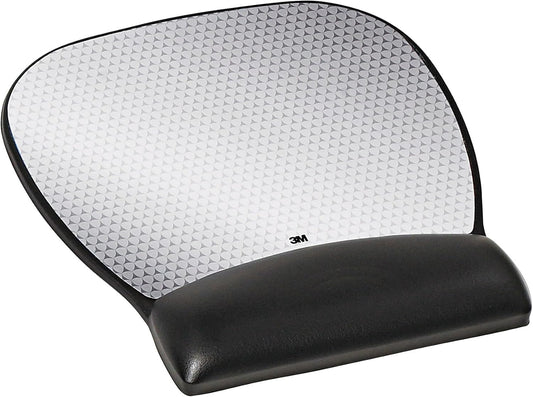Precise Mouse Pad with Gel Wrist Rest, Vertex, 9.2 in x 8.7 in