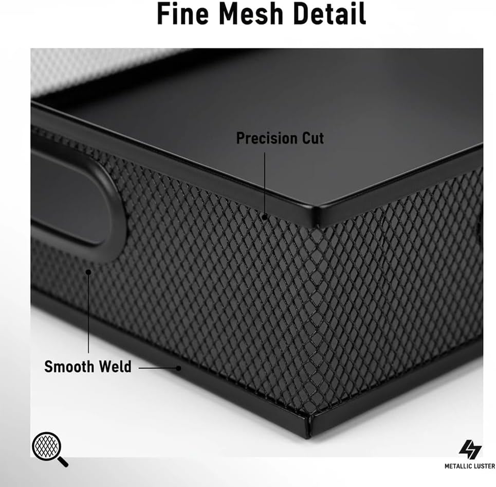Metal Mesh Desk Organizer Tray, for Home, Classroom, Office.