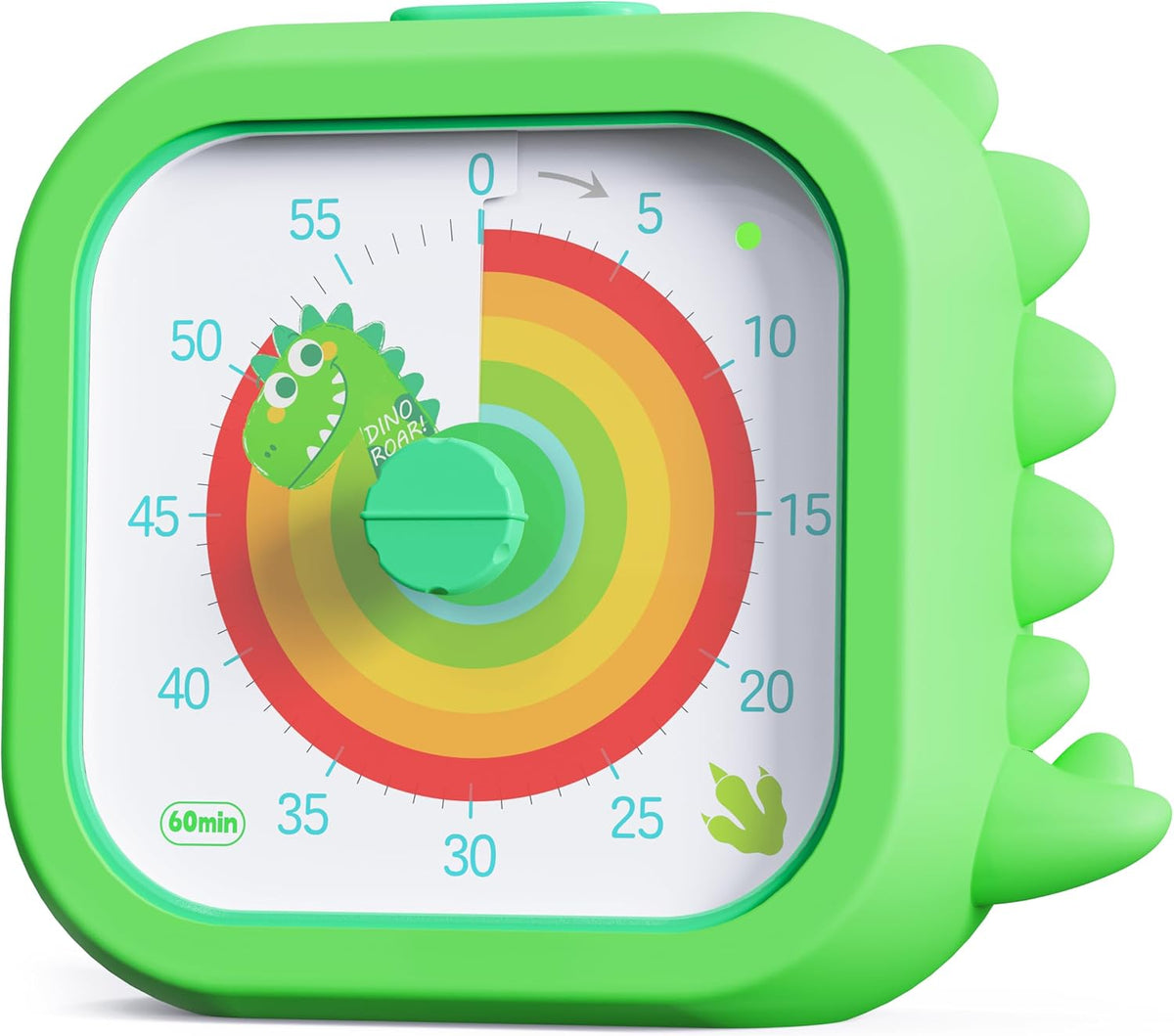 Cat Visual Timer for Kids, 60 Min Countdown, 3 Sound Modes