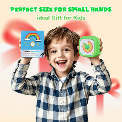 Cat Visual Timer for Kids, 60 Min Countdown, 3 Sound Modes
