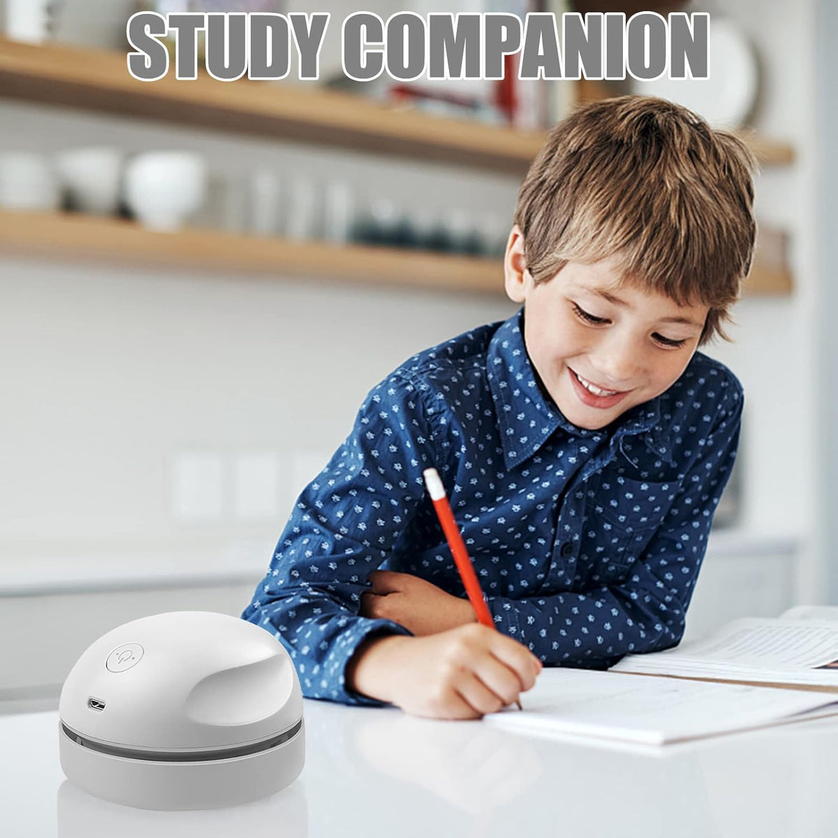 Desktop Vacuum Cleaner USB Charging with Vacuum Nozzle Cleaning Brush, Detachable Design & Portable Mini Table Dust Vaccum Cleaner, Clean Dust, Crumbs, Piano, Computer, Car Etc(Light Green)