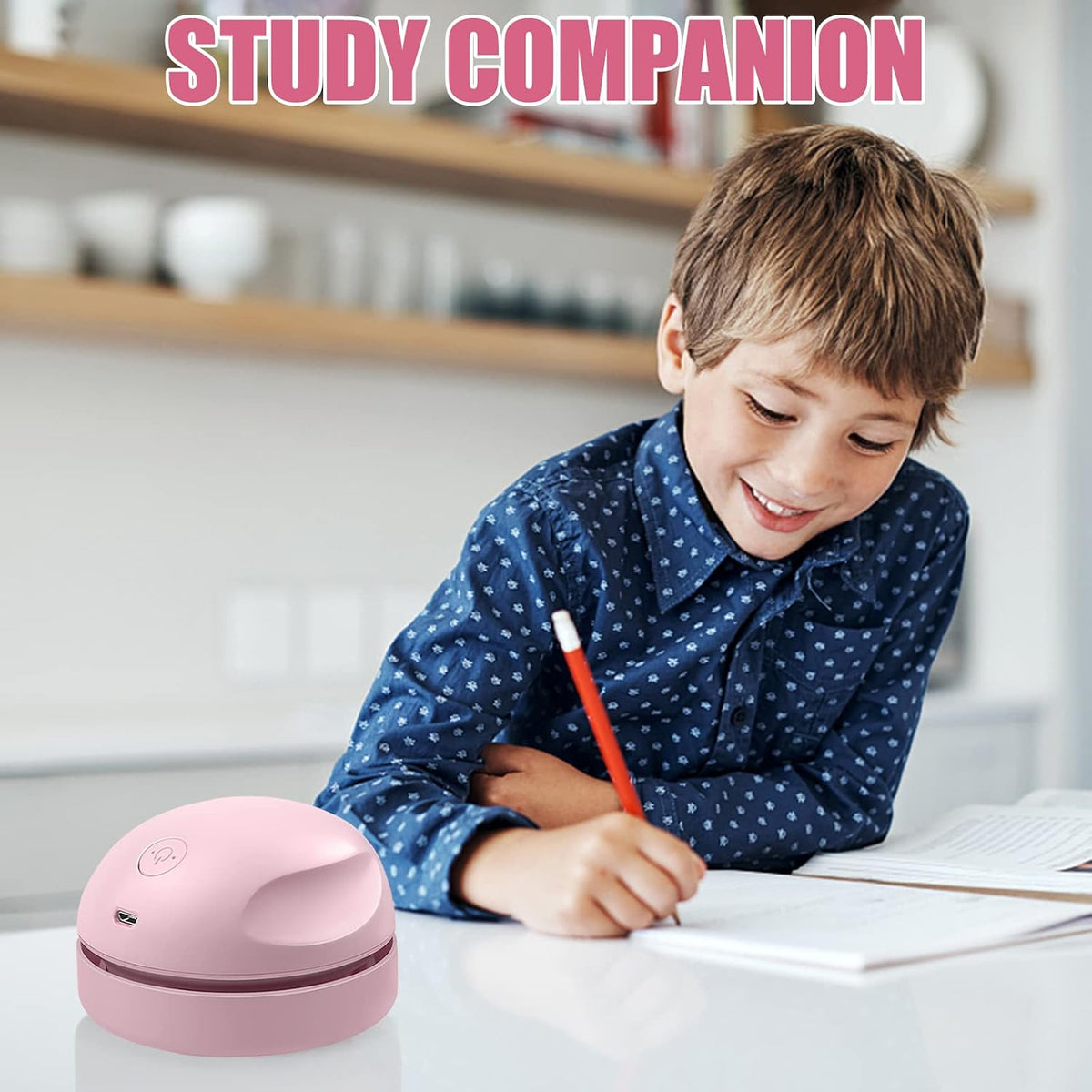 Desktop Vacuum Cleaner USB Charging with Vacuum Nozzle Cleaning Brush, Detachable Design & Portable Mini Table Dust Vaccum Cleaner, Clean Dust, Crumbs, Piano, Computer, Car Etc(Light Green)