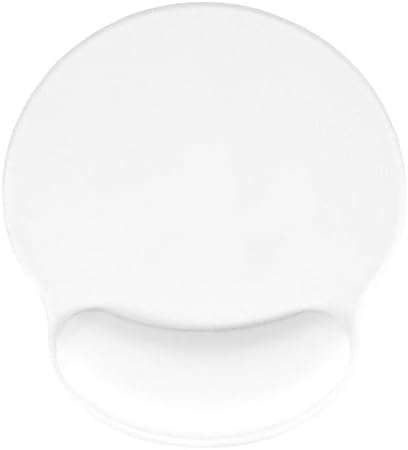 Ergonomic Mouse Pad with Wrist Rest, Comfortable Silicone Non-Slip Computer Pain Relief Gel Mouse Mat with Wrist Support for Gaming, Work, Office, Women & Men, Cute Pattern, Beige