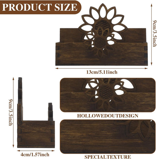 2 Pcs Business Card Holder for Desk Cute Business Card Holder